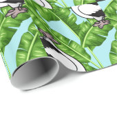 Muster-Palmnut Geschenkpapier (Rolleneckpunkt)