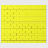 Muster-Papier für gelbe Ziegel Geschenkpapier (Flach)