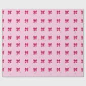 Muster-Papier für rote Bows Geschenkpapier (Flach)