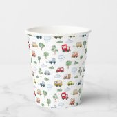 Muster-Papierbecher für Autos Pappbecher (Vorderseite)