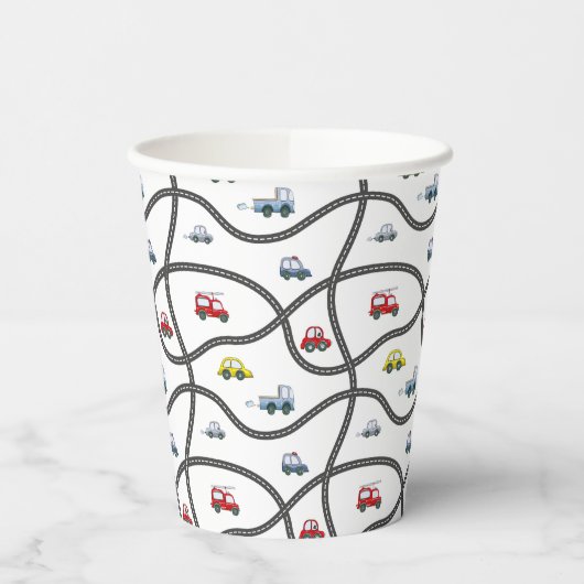 Muster-Papierbecher für Autos Pappbecher (Links)
