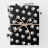 Muster-Papierblätter für Pet-Paws Geschenkpapier Set (Beispiel)