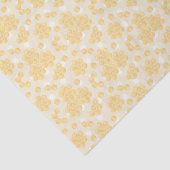 Muster-Papiere für gelbe Honigwabe Seidenpapier (Ausschnitt)