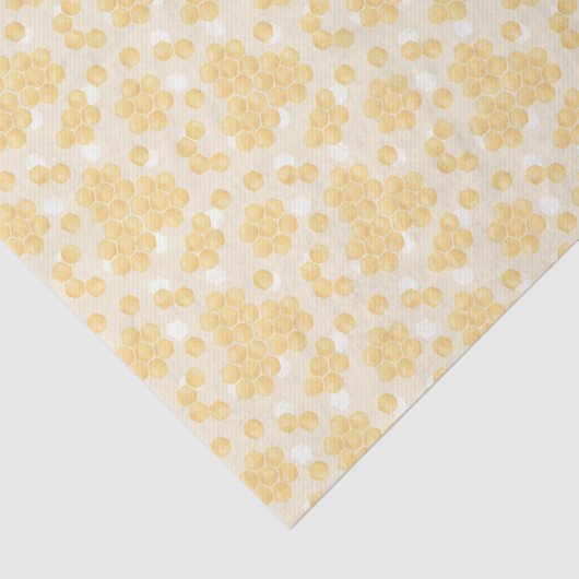Muster-Papiere für gelbe Honigwabe Seidenpapier (Ausschnitt)