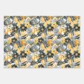 Muster-Papierfolien für Blumenparfums Geschenkpapier Set (Vorderseite 2)