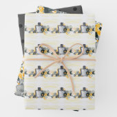 Muster-Papierfolien für Blumenparfums Geschenkpapier Set (Beispiel)