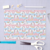 Muster-Papiermuster für Einhorn Seidenpapier (Handwerk)