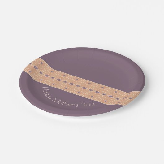 Muster Pappteller (Schrägansicht)