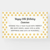 Muster-Party oder Turniervorwahl für Pickleball Banner (Horizontal)