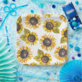 Muster-Party-Teller für Sonnenblumen Pappteller (Party)