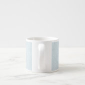 Muster Pastel Blue Flowers Espressotasse (Rückseite)