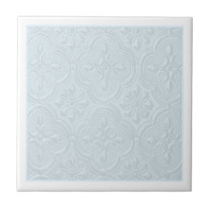 Muster Pastel Blue Flowers Fliese