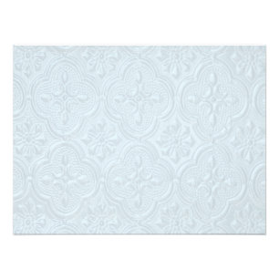Muster Pastel Blue Flowers Fotodruck