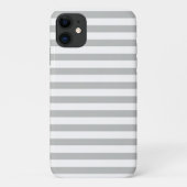 Muster Pastel Gray Stripes Case-Mate iPhone Hülle (Rückseite)