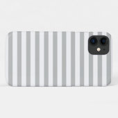 Muster Pastel Gray Stripes Case-Mate iPhone Hülle (Rückseite (Horizontal))