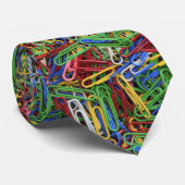 Muster pattern Büroklammern paper clips Krawatte (Gerollt)