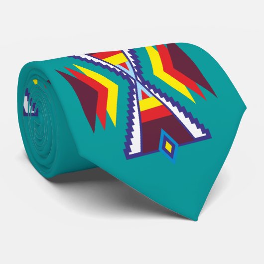 Muster pattern Indianer Native American Krawatte (Gerollt)