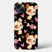 Muster Pets Niedlich Funny Puppy Lover Case-Mate iPhone Hülle (Rückseite)
