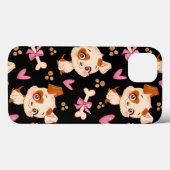 Muster Pets Niedlich Funny Puppy Lover Case-Mate iPhone Hülle (Rückseite (Horizontal))