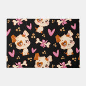 Muster Pets Niedlich Funny Puppy Lover Fußmatte (Vorderseite)