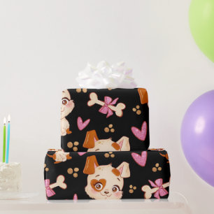 Muster Pets Niedlich Funny Puppy Lover Geschenkpapier