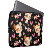 Muster Pets Niedlich Funny Puppy Lover Laptopschutzhülle (Vorne Rechts)