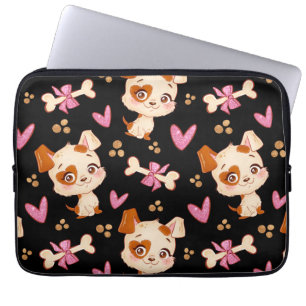 Muster Pets Niedlich Funny Puppy Lover Laptopschutzhülle