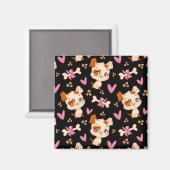Muster Pets Niedlich Funny Puppy Lover Magnet (Vorderseite/Rückseite)