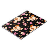 Muster Pets Niedlich Funny Puppy Lover Notizblock (Linke Seite)