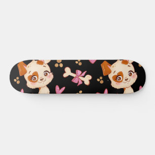 Muster Pets Niedlich Funny Puppy Lover Skateboard