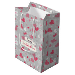 Muster Pink Brautparty Geschenktasche Mittlere Geschenktüte