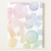 Muster-Planer für Wasserfarben mit Namen Planer (Rückseite)