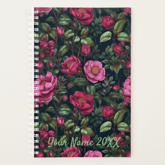 Muster-Planer für wild lebende Rose Planer (Vorderseite)