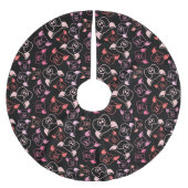 Muster Polyester Weihnachtsbaumdecke (Vorderseite)