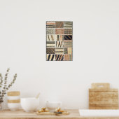 Muster polynesischer Tapa aus Cook Poster (Küche)