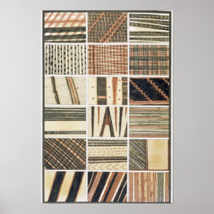 Muster polynesischer Tapa aus Cook Poster