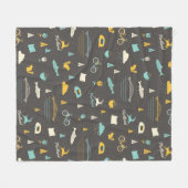 Muster Portlands, Oregon Fleecedecke (Vorderseite (Horizontal))