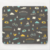 Muster Portlands, Oregon Mousepad (Vorne)