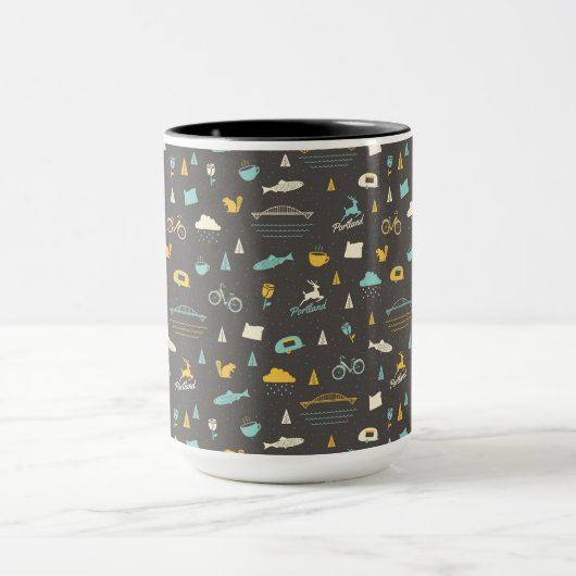 Muster Portlands, Oregon Tasse (Zentrum)