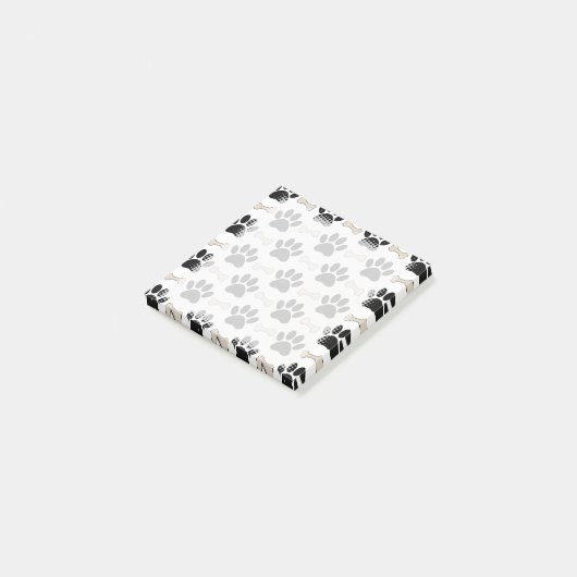 Muster Post-it Klebezettel (angewinkelt)