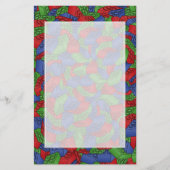 Muster - PrimärfarbGebäude-Blöcke Briefpapier (Vorderseite)