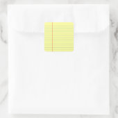 Muster Quadratischer Aufkleber (Tasche)