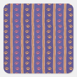 Muster Quadratischer Aufkleber