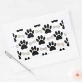 Muster Rechteckiger Aufkleber (Umschlag)