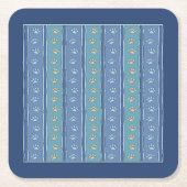 Muster Rechteckiger Pappuntersetzer (Vorderseite)