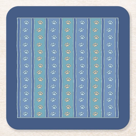 Muster Rechteckiger Pappuntersetzer (Vorderseite)