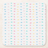 Muster Rechteckiger Pappuntersetzer (Vorderseite)