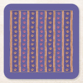 Muster Rechteckiger Pappuntersetzer (Vorderseite)