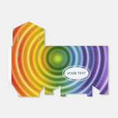 Muster - Regenbogenarme + Ihr Text Geschenkschachtel (Ungefaltet)