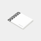 Muster Retro Zick-Zack-Chevron Post-it Klebezettel (angewinkelt)